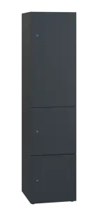 DOMINIT 431 úložná skříň 3-boxová, 1817x450x400 mm, antracit